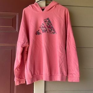 Adidas’s, sweatshirt hoodie, pink , athletic